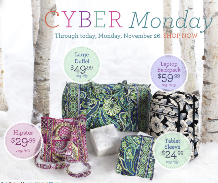 vera bradley cyber monday deals