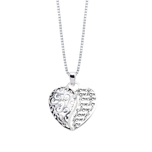 Sterling Silver Heart Pendant Amazon Jewelry Deals 