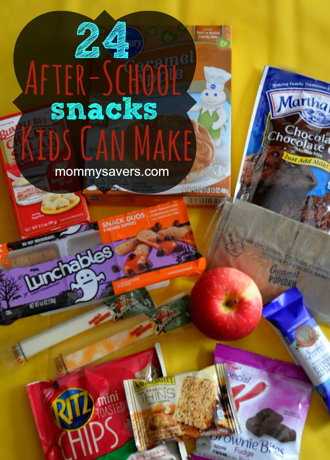 24 After-School Snacks Kids Can Make | Mommysavers