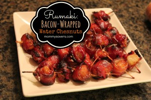 Rumaki: Bacon Wrapped Water Chestnuts Appetizer