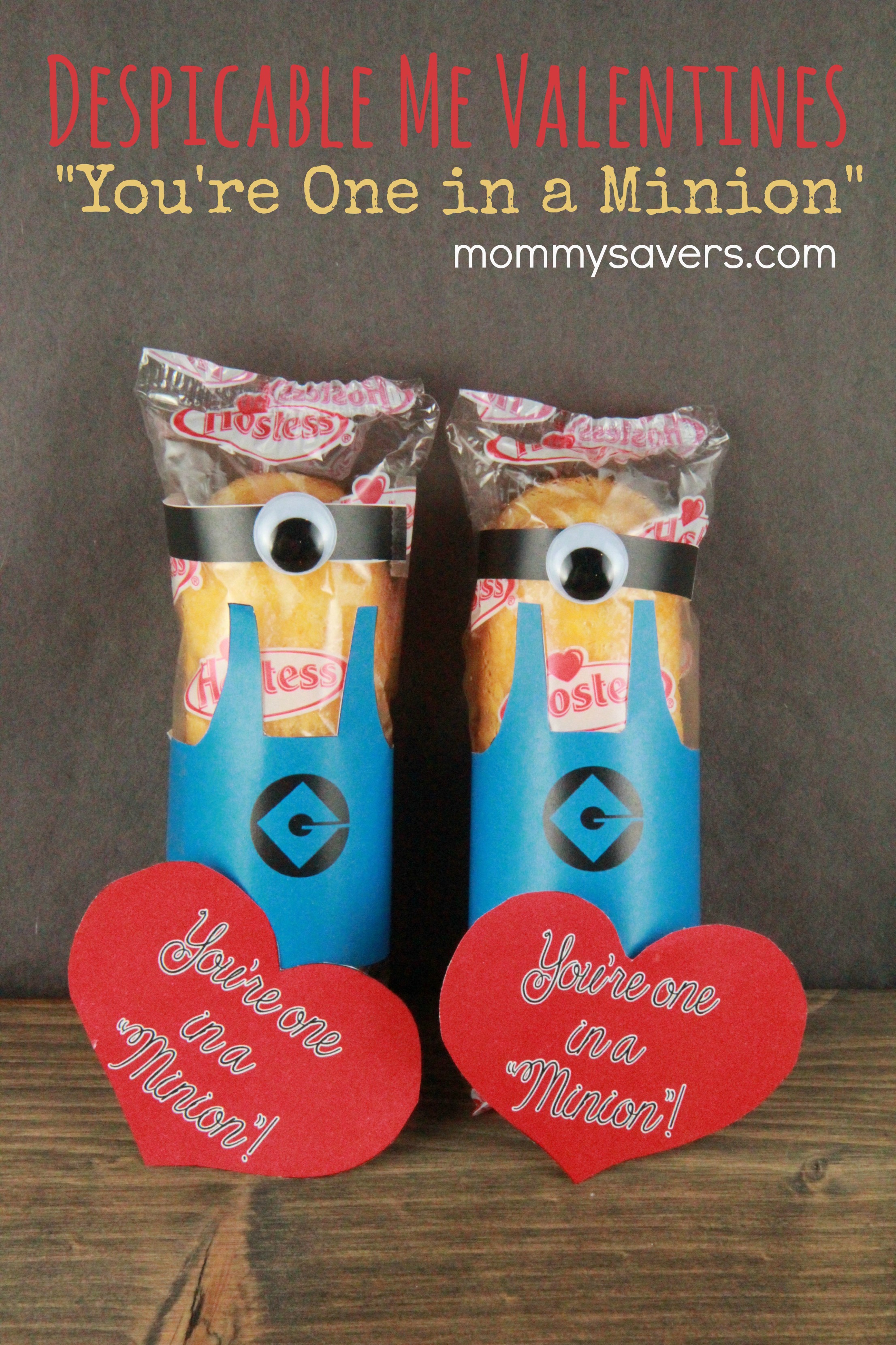 Minion Valentine Printable You re One In A Minion Mommysavers Mommysavers