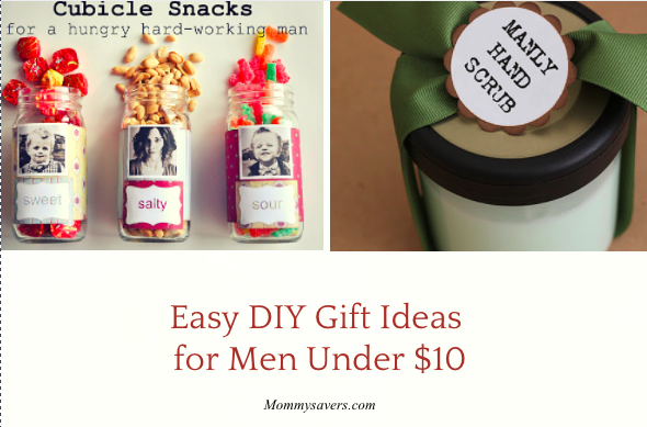 Easy DIY Gift Ideas for Men Under $10 - Mommysavers