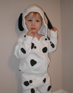 Homemade Costume Idea: Dalmatian