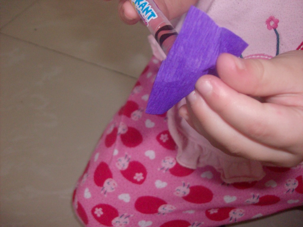 Tissue Paper Easter Egg Craft