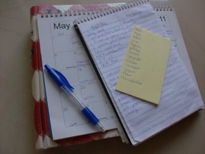 Menu Planning calendar