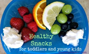 healthy snacks for toddlers and young children