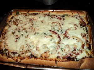 bbq chicken pizza