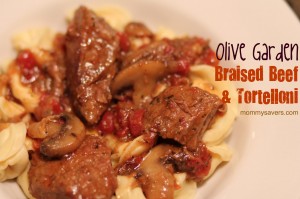 olive garden braised beef & tortelloni