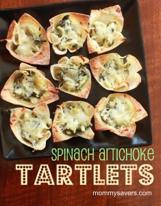 spinach artichoke tartlets