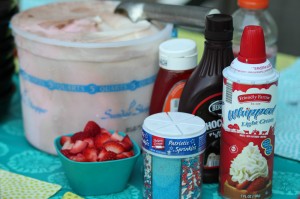 build your own ice cream bar