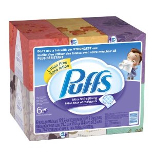 puffs facial tissues