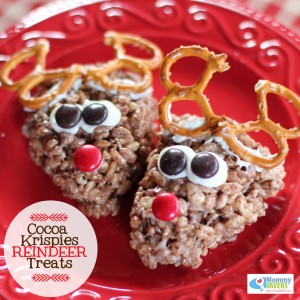 christmas treats cocoa krispies reindeer