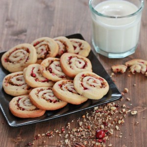 christmas treats cranberry pecan pinwheels