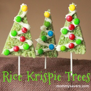 rice krispie trees