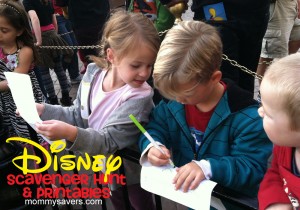 Disney Scavenger Hunt