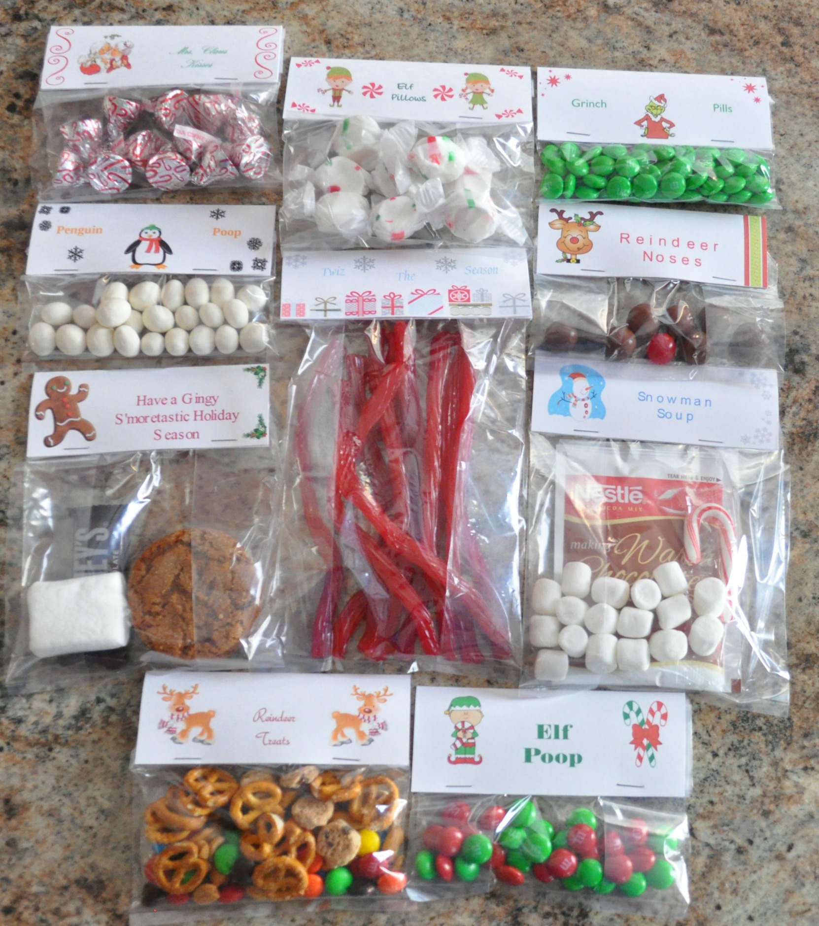 Ideas For Christmas Candy Bags