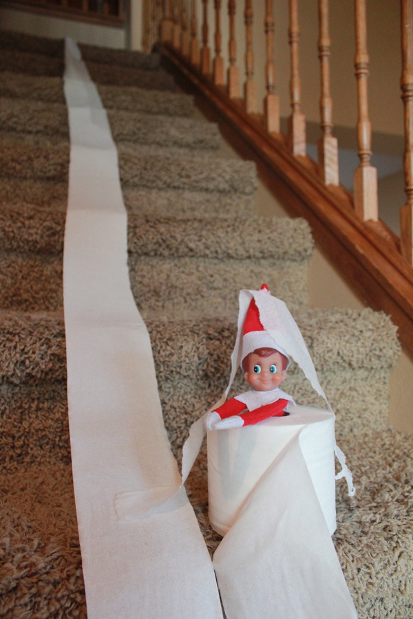 Bad Elf on the Shelf Ideas: Naughty Elf Poses - Mommysavers