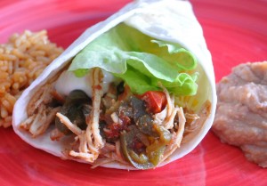 crock pot freezer meals, chicken fajitas