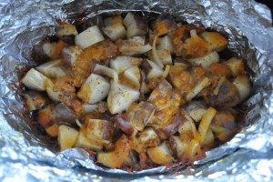 crock pot meals, cheesy bacon potatoes