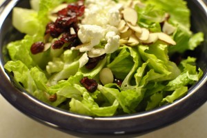 Easy Goat Cheese Cranberry Salad