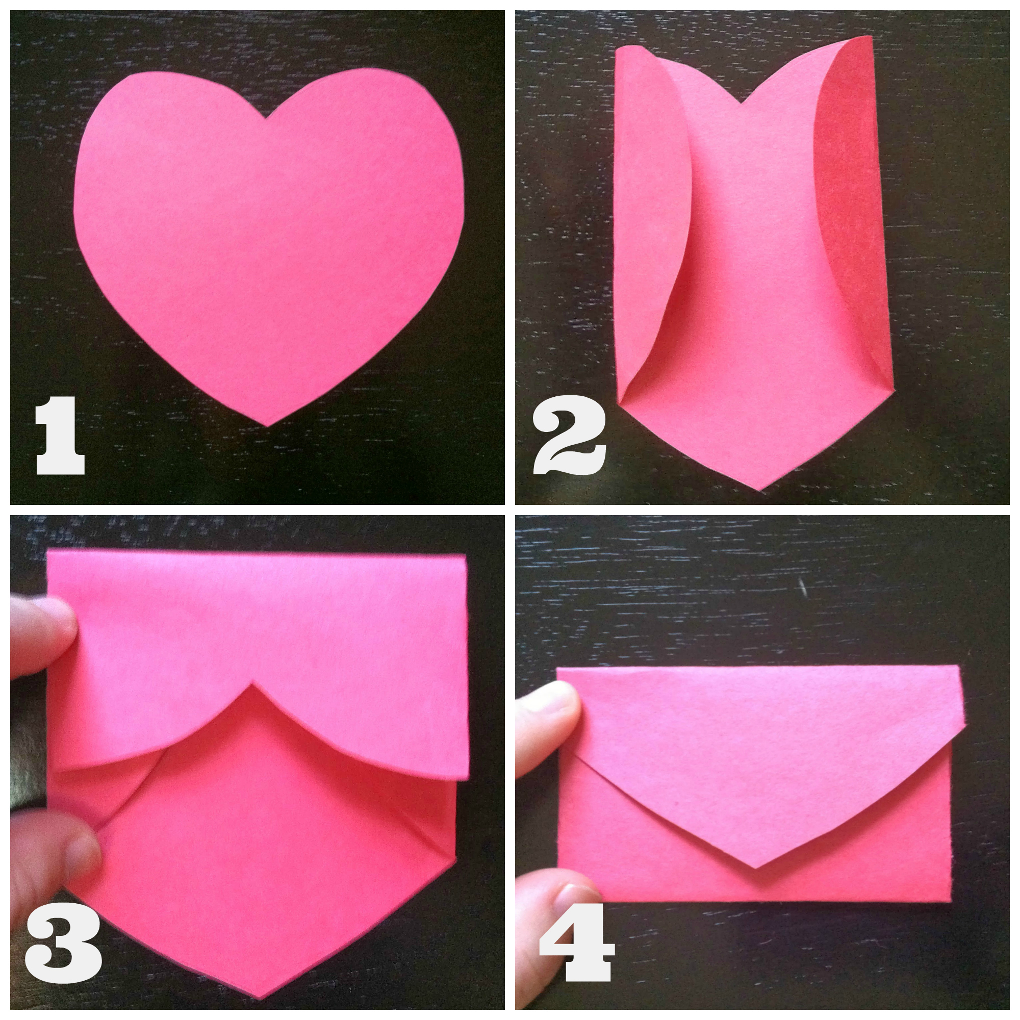 DIY Heart Envelope Card Mommysavers