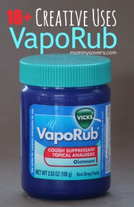 Another Use for Vapor Rub