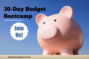 Mommysavers 30 Day Budget Bootcamp Challenge