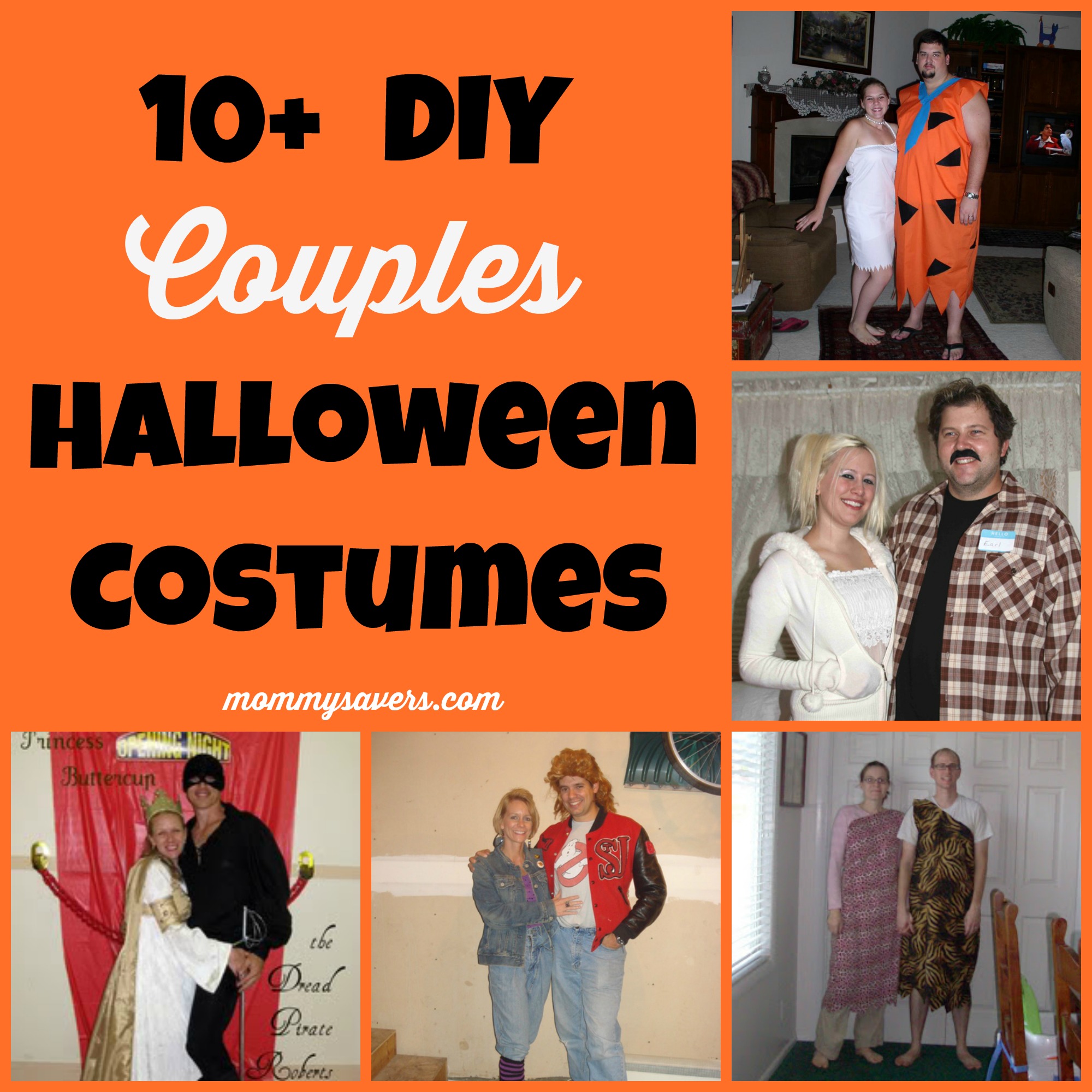 adult couple homemade costume