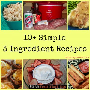 simple 3 ingredient recipes
