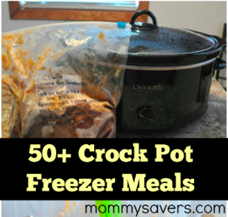 50+ Crock Pot Freezer Meals - Mommysavers | Mommysavers
