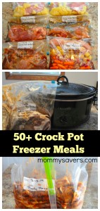 50+ crock pot freezer meals