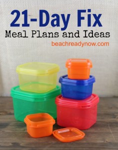 21 Day Fix Menu Plans