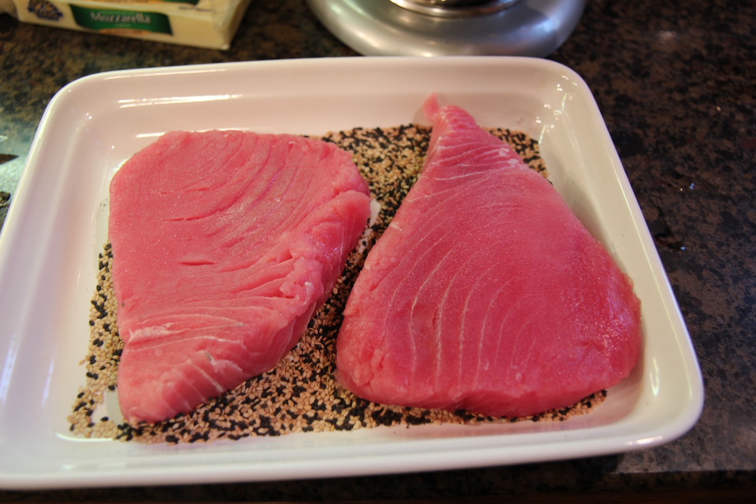 Seared Ahi Tuna Steak.