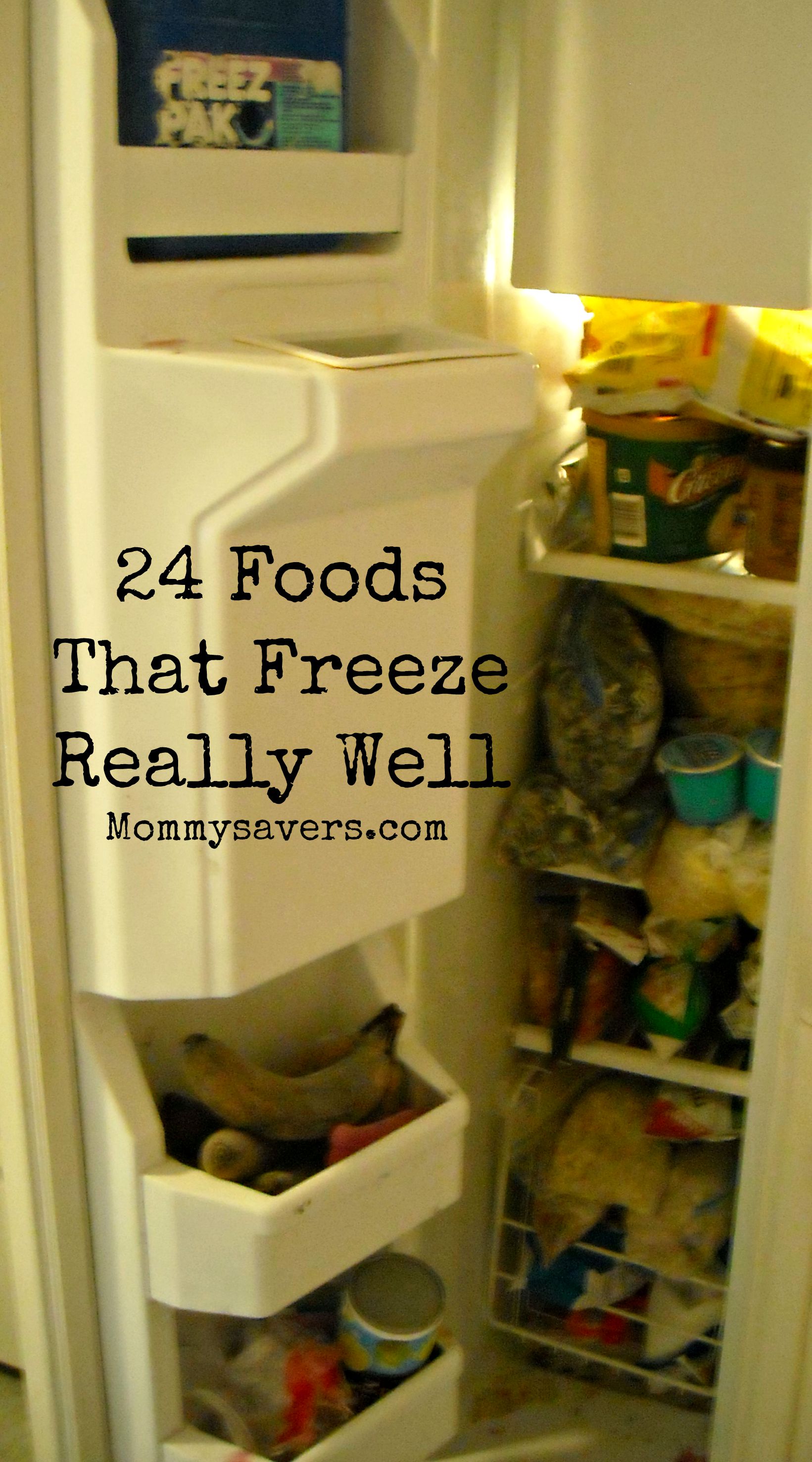 24 Foods That Freeze Really Well Mommysavers