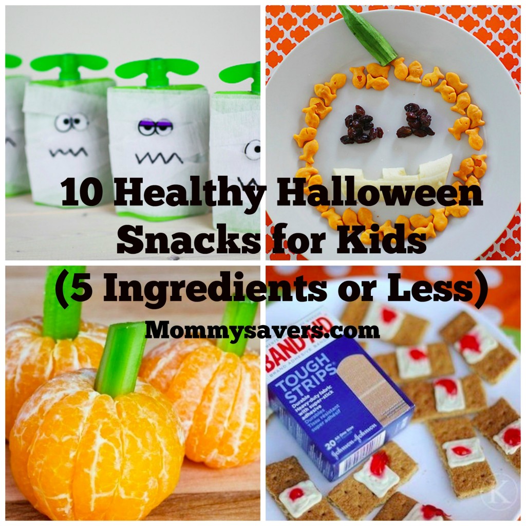 10 Healthy Halloween Snacks for Kids (5 Ingredients or Less) - Mommy Savers