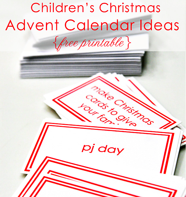 Frugal Advent Calendar Ideas Mommy Savers