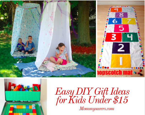 Easy Diy Gift Ideas For Kids Under 15 Mommysavers