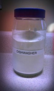 Homemade DIY Dishwasher Detergent