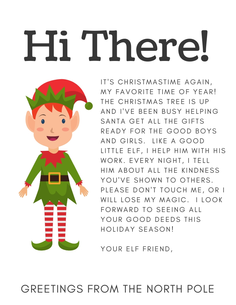 Elf on the Shelf Letters Mommy Savers