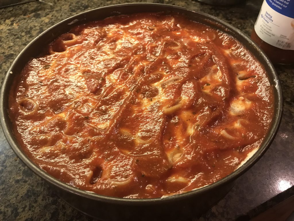 Rigatoni PIzza Pie Recipe