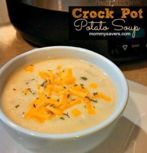 Mommysavers Crock Pot Potato Soup